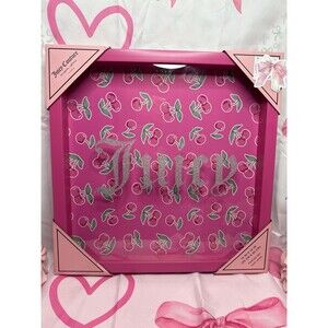 Juicy Couture Printed Wall Art-Pink Cherry